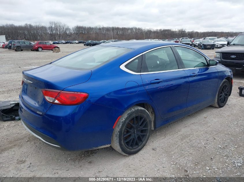 2015 CHRYSLER 200 LIMITED - 1C3CCCAB1FN605506