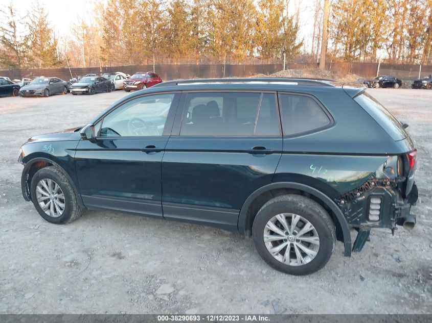 2019 VOLKSWAGEN TIGUAN 2.0T S - 3VV0B7AX0KM116430