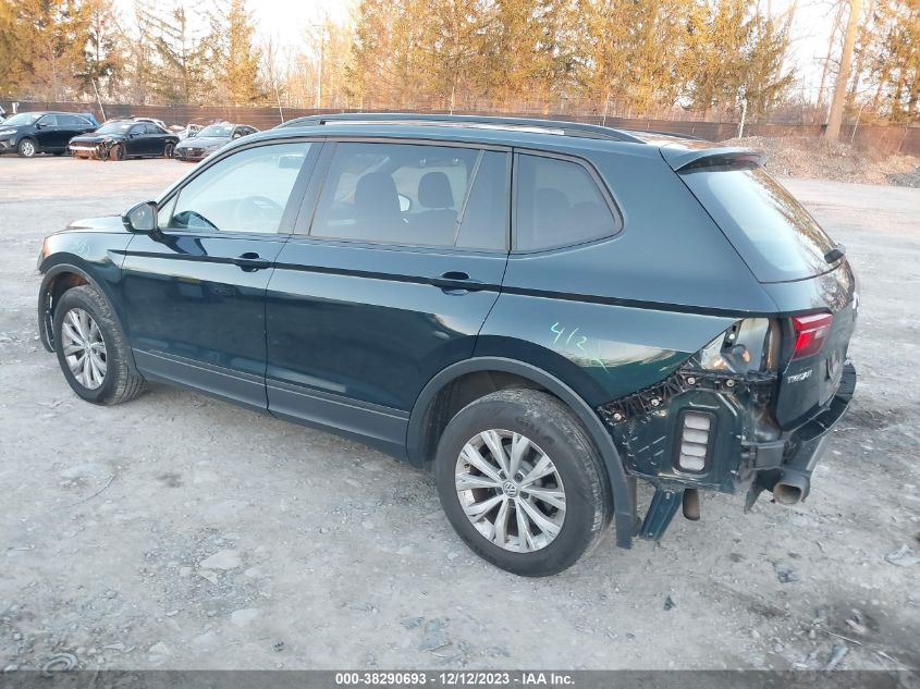 2019 VOLKSWAGEN TIGUAN 2.0T S - 3VV0B7AX0KM116430