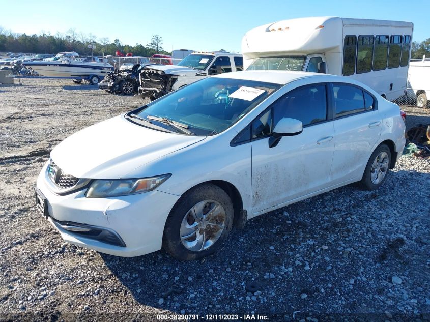 2013 HONDA CIVIC LX - 19XFB2F53DE238019