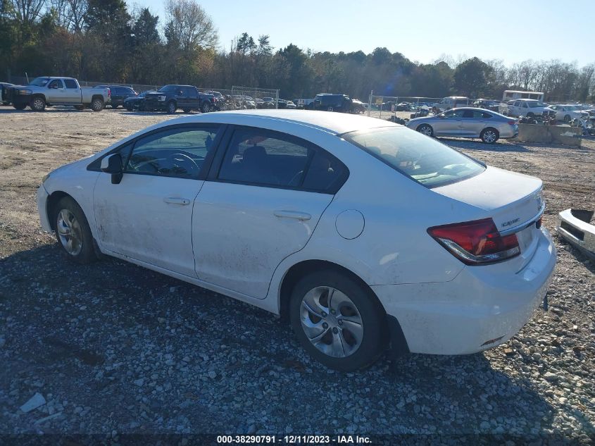 2013 HONDA CIVIC LX - 19XFB2F53DE238019