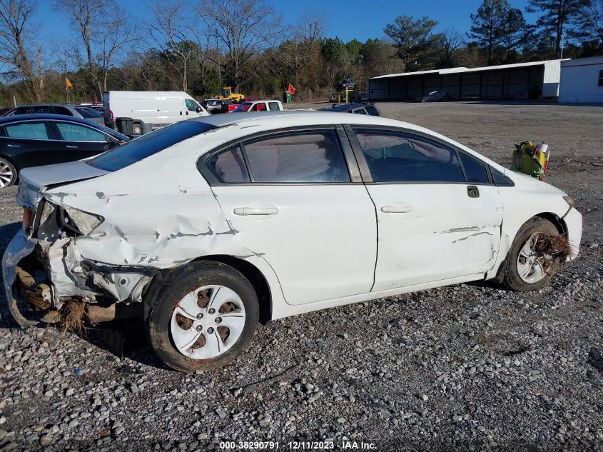 2013 HONDA CIVIC LX - 19XFB2F53DE238019