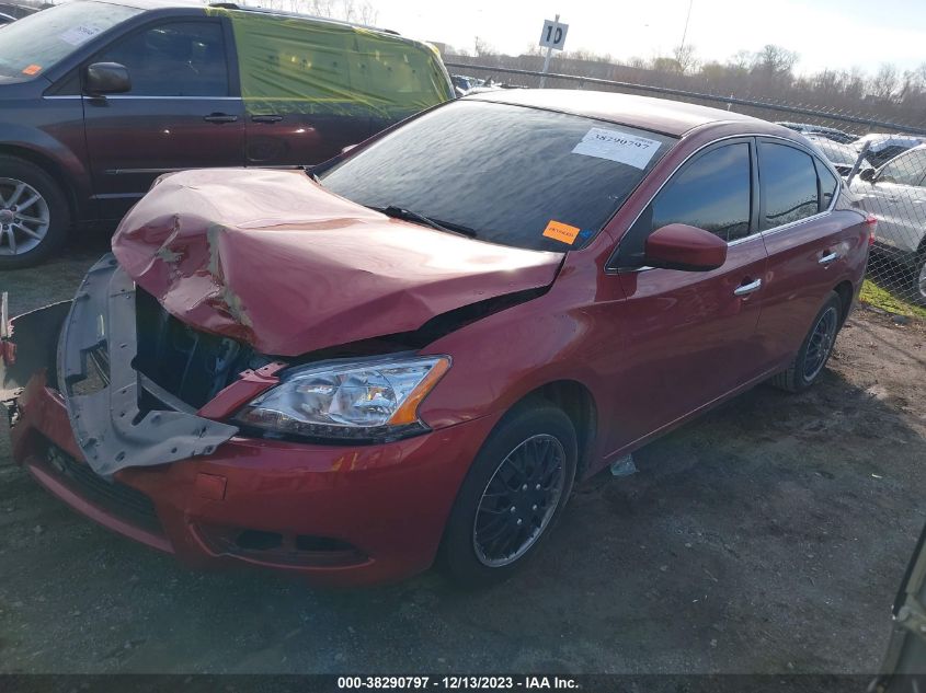 2015 NISSAN SENTRA FE+ S/S/SL/SR/SV - 3N1AB7AP1FL658606