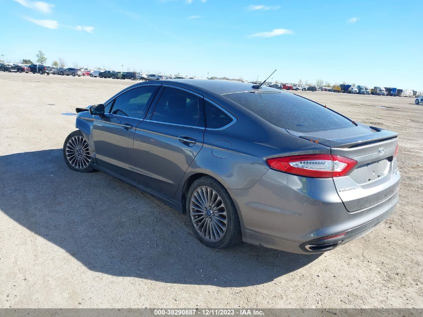 2013 FORD FUSION TITANIUM - 3FA6P0K98DR348514