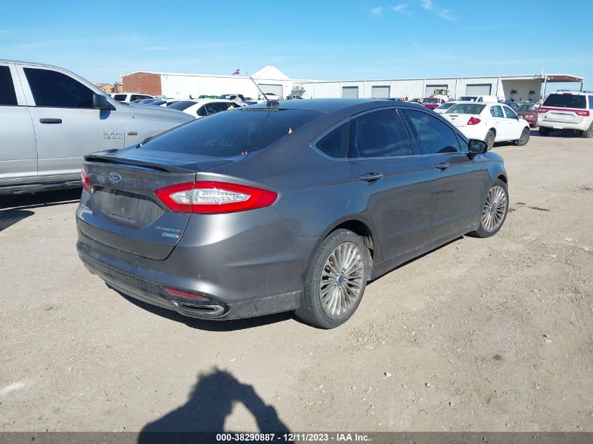 2013 FORD FUSION TITANIUM - 3FA6P0K98DR348514