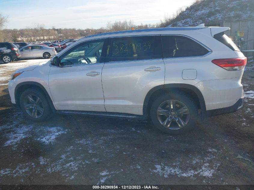 2017 TOYOTA HIGHLANDER LIMITED PLATINUM - 5TDDZRFH9HS360241