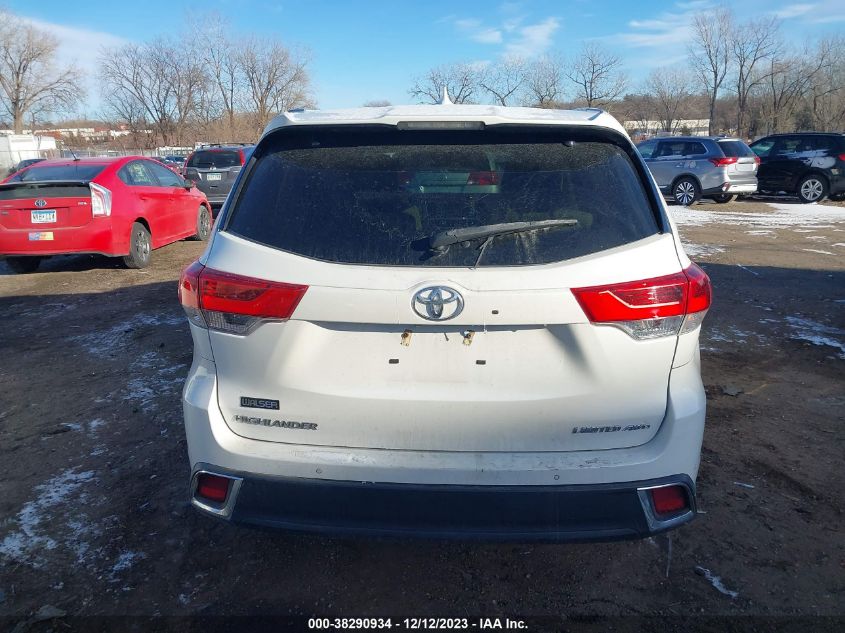 2017 TOYOTA HIGHLANDER LIMITED PLATINUM - 5TDDZRFH9HS360241