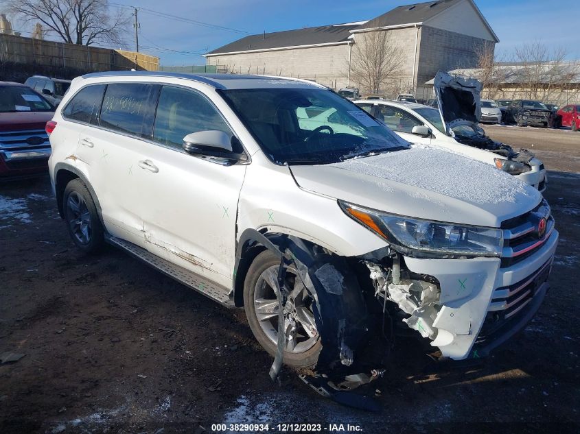 2017 TOYOTA HIGHLANDER LIMITED PLATINUM - 5TDDZRFH9HS360241