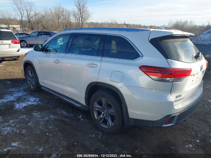 2017 TOYOTA HIGHLANDER LIMITED PLATINUM - 5TDDZRFH9HS360241