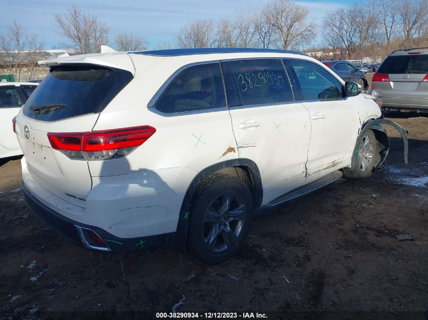 2017 TOYOTA HIGHLANDER LIMITED PLATINUM - 5TDDZRFH9HS360241