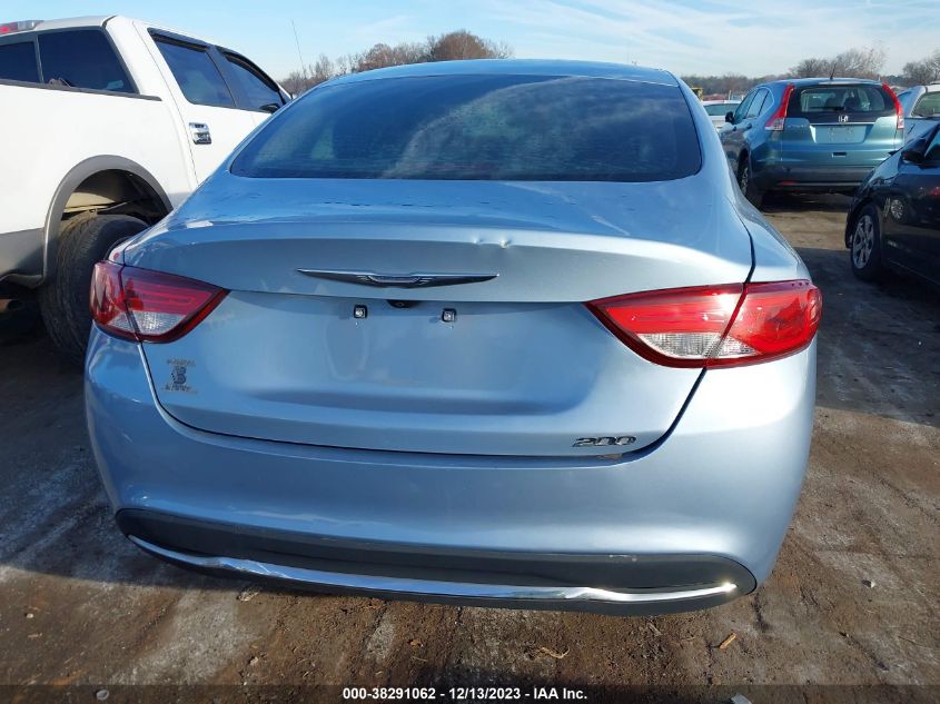 2015 CHRYSLER 200 LIMITED - 1C3CCCAB9FN693382