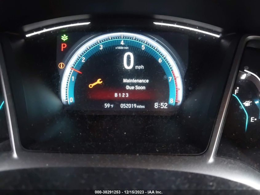 2017 HONDA CIVIC EX - 19XFC2F76HE038904