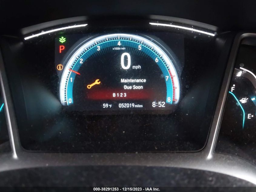 2017 HONDA CIVIC EX - 19XFC2F76HE038904