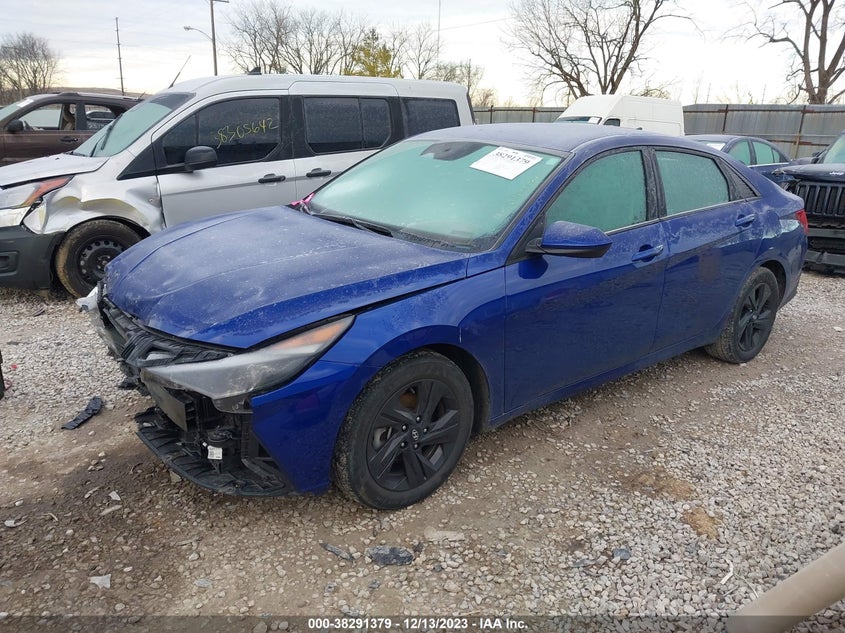 VIN 5NPLM4AG8MH003306 2021 HYUNDAI ELANTRA SEL
