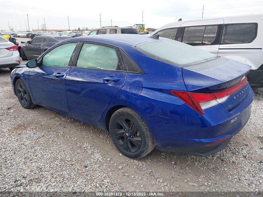 VIN 5NPLM4AG8MH003306 2021 HYUNDAI ELANTRA SEL