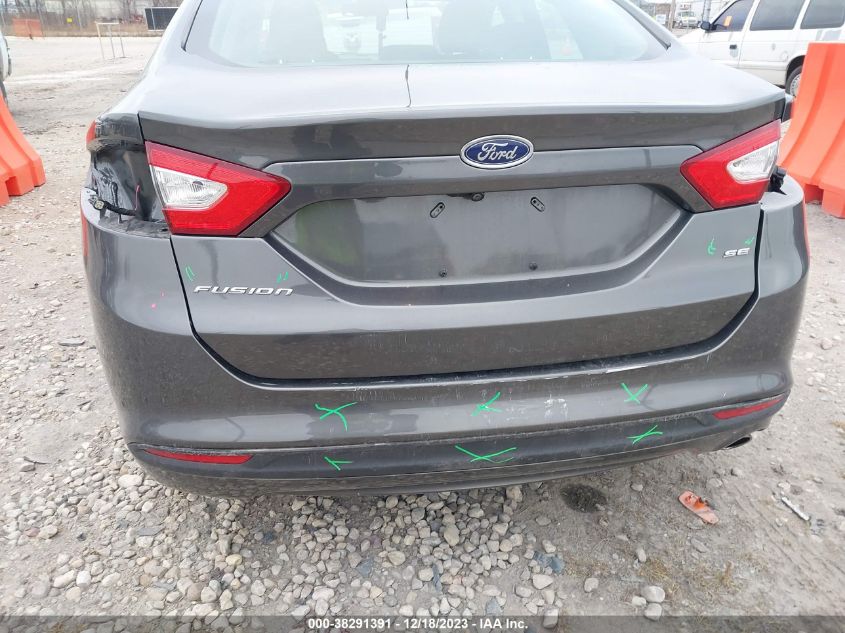 2016 FORD FUSION SE - 3FA6P0H72GR324686