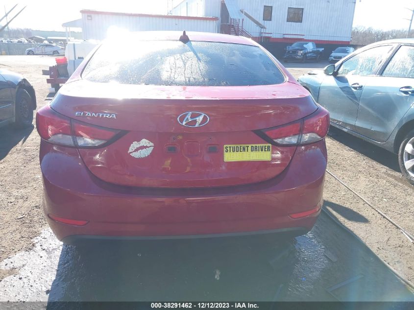 2016 HYUNDAI ELANTRA SE/SPORT/LIMITED - KMHDH4AE2GU574819
