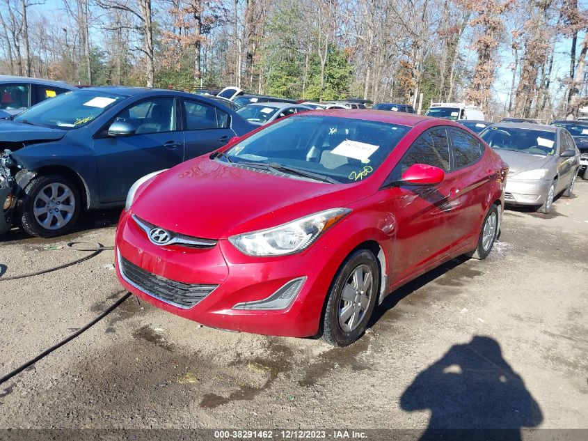 2016 HYUNDAI ELANTRA SE/SPORT/LIMITED - KMHDH4AE2GU574819