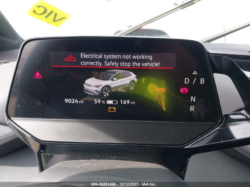2022 VOLKSWAGEN ID.4 PRO WVGRMPE22NP059298