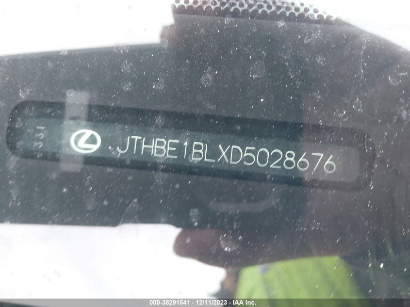 2013 LEXUS GS 350 - JTHBE1BLXD5028676