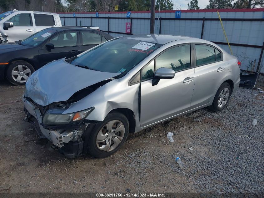2014 HONDA CIVIC LX - 19XFB2F51EE026849