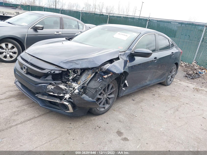 VIN 19XFC1F76LE019630 2020 HONDA CIVIC EX-L