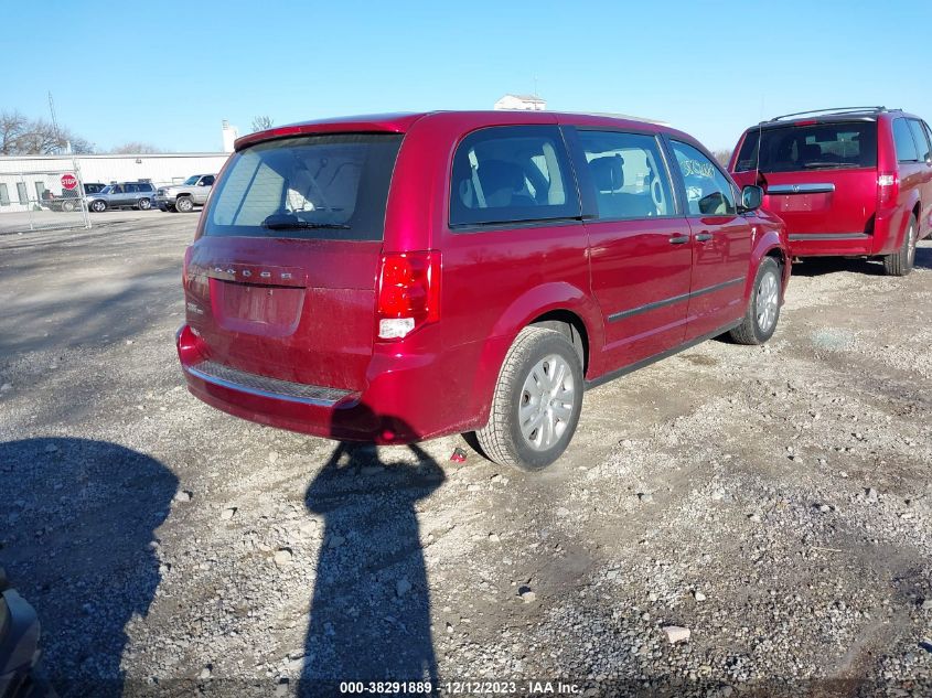 2015 DODGE GRAND CARAVAN AVP/SE - 2C4RDGBG0FR747174