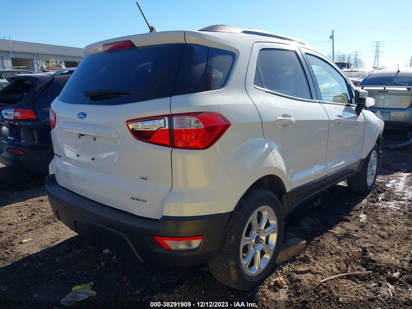 VIN MAJ6P1UL6JC172152 2018 FORD ECOSPORT SE