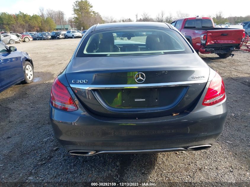 2015 MERCEDES-BENZ C 300 4MATIC/LUXURY 4MATIC/SPORT 4MATIC - 55SWF4KB3FU026065