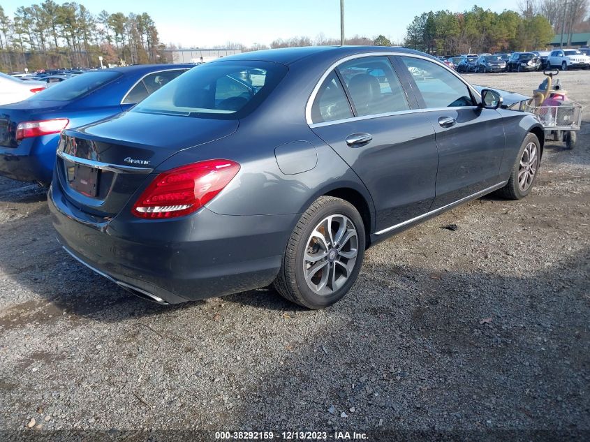 2015 MERCEDES-BENZ C 300 4MATIC/LUXURY 4MATIC/SPORT 4MATIC - 55SWF4KB3FU026065