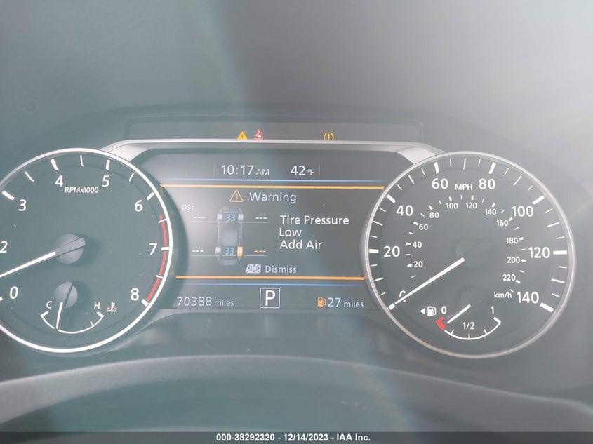 2021 NISSAN ALTIMA 2.5L I-4 DI, DOHC, V(VIN: 1N4BL4DV8MN336989