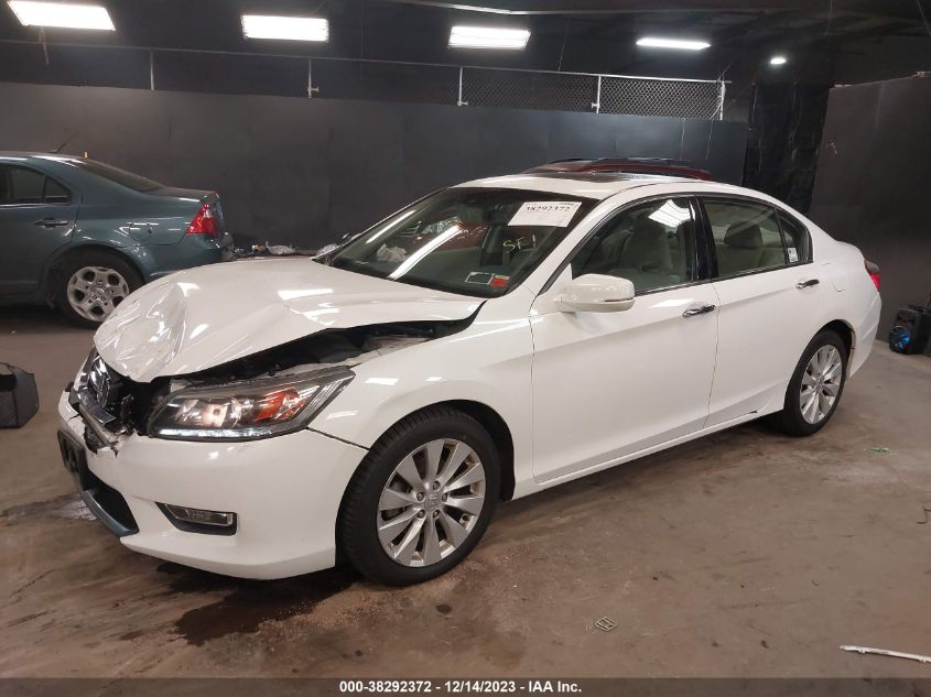 2013 HONDA ACCORD EX-L V-6 - 1HGCR3F8XDA019173