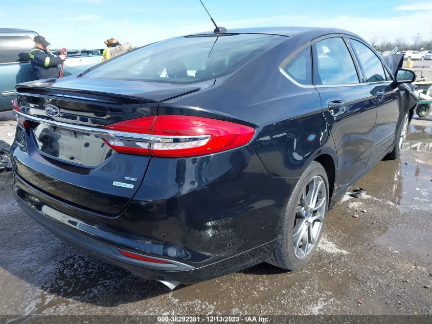 2017 FORD FUSION SE - 3FA6P0HD3HR309525