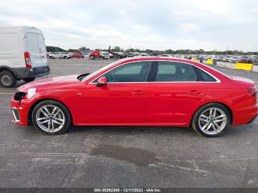 2023 AUDI A4 PREMIUM PLUS 45 TFSI S LINE QUATTRO S TRONIC - WAUEAAF48PA034899