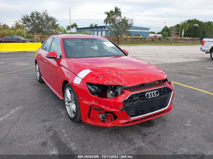2023 AUDI A4 PREMIUM PLUS 45 TFSI S LINE QUATTRO S TRONIC - WAUEAAF48PA034899