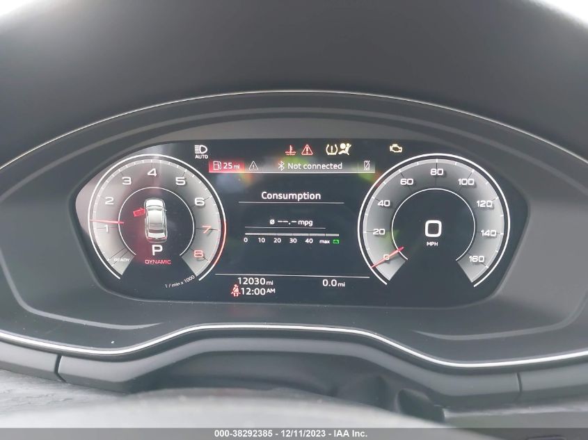 2023 AUDI A4 PREMIUM PLUS 45 TFSI S LINE QUATTRO S TRONIC - WAUEAAF48PA034899
