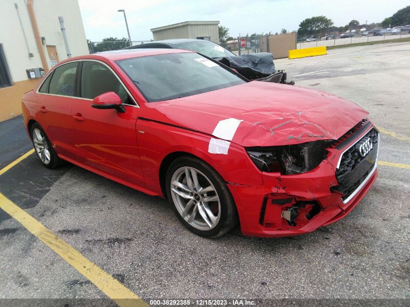 2023 AUDI A4 PREMIUM PLUS 45 TFSI S LINE QUATTRO S TRONIC - WAUEAAF48PA034899