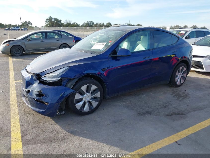 2021 TESLA MODEL Y - 5YJYGDEE8MF244206