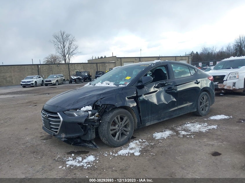 VIN 5NPD84LF2JH259952 2018 HYUNDAI ELANTRA SEL