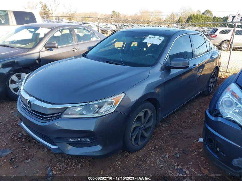 2017 HONDA ACCORD EX - 1HGCR2F72HA170662