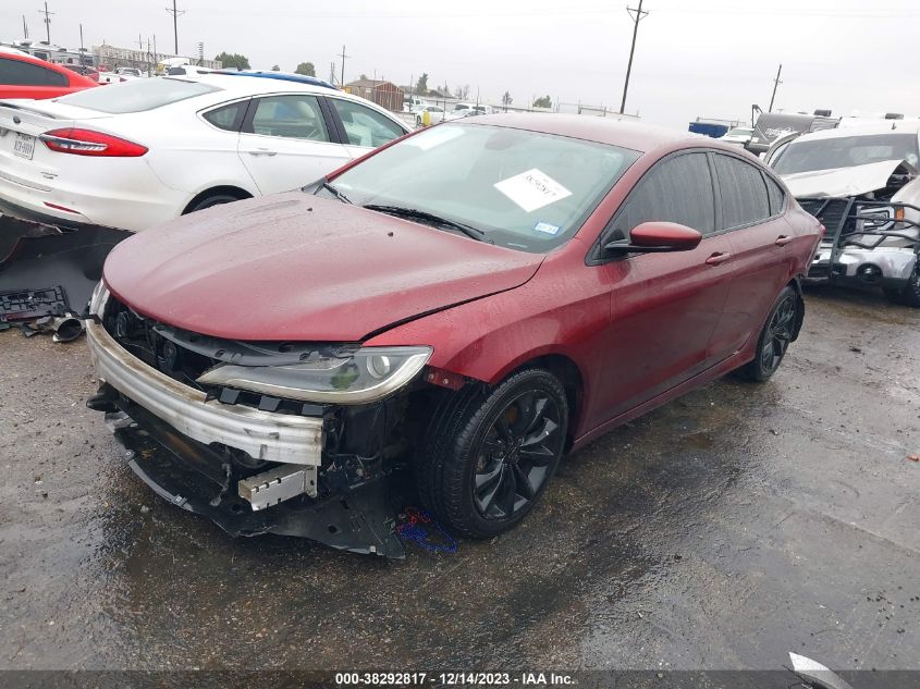 2016 CHRYSLER 200 S - 1C3CCCBB8GN150296