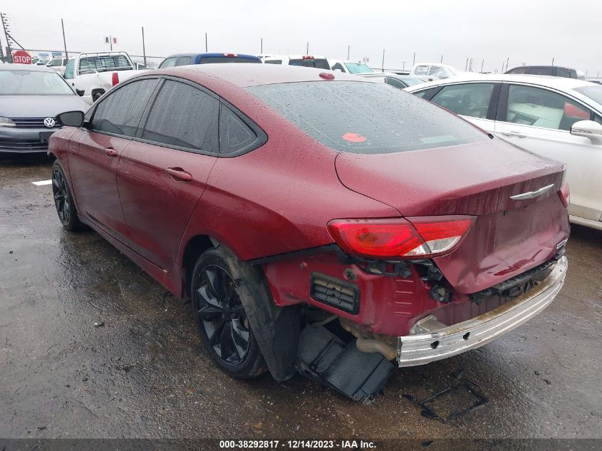 2016 CHRYSLER 200 S - 1C3CCCBB8GN150296