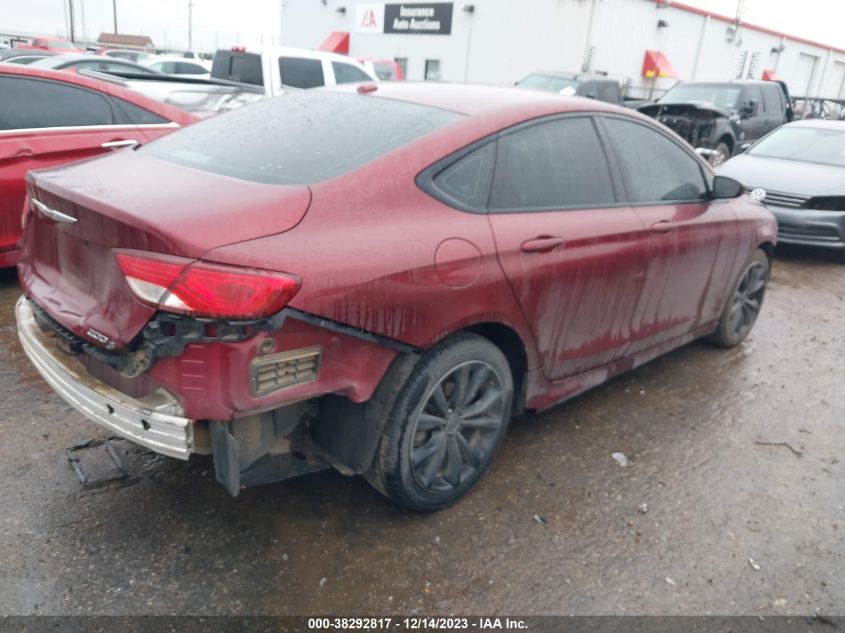 2016 CHRYSLER 200 S - 1C3CCCBB8GN150296