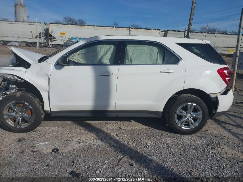 2017 CHEVROLET EQUINOX LS - 2GNALBEK5H1595937