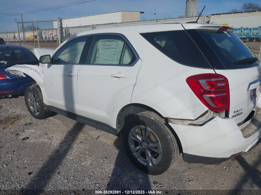 2017 CHEVROLET EQUINOX LS - 2GNALBEK5H1595937