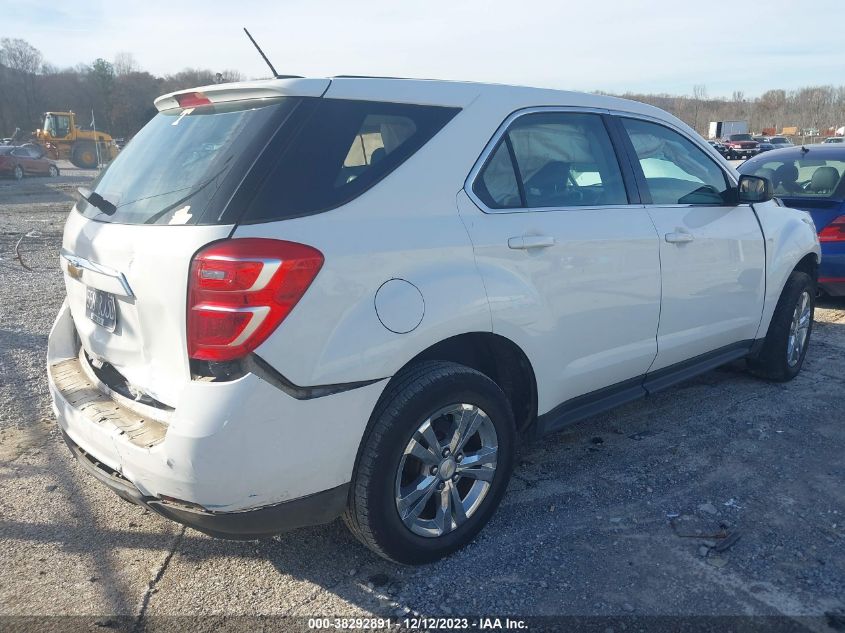 2017 CHEVROLET EQUINOX LS - 2GNALBEK5H1595937