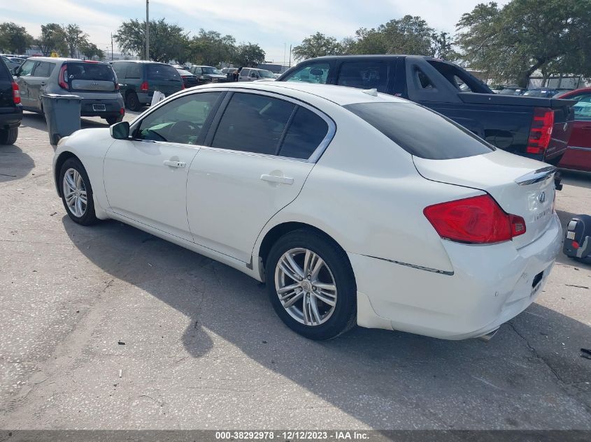 2013 INFINITI G37X JN1CV6AR6DM357280