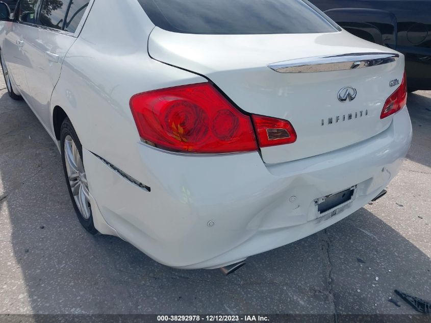 2013 INFINITI G37X JN1CV6AR6DM357280