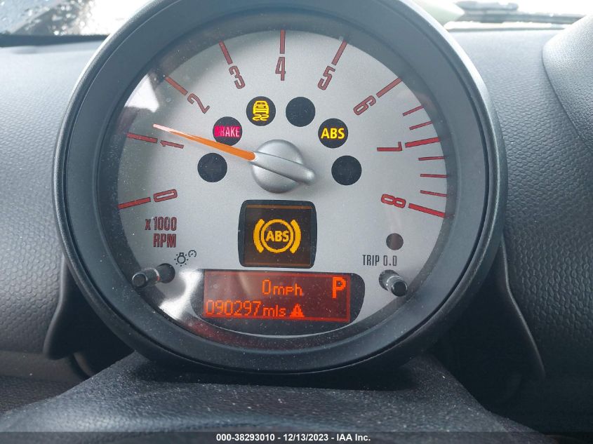 2014 MINI PACEMAN COOPER S WMWSS5C53EWN67117