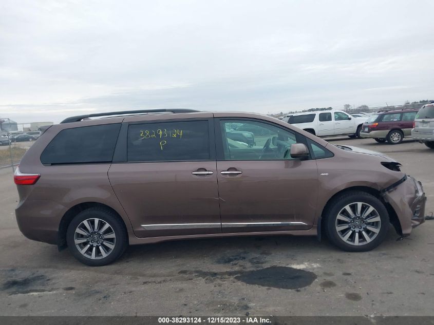 2020 TOYOTA SIENNA XLE - 5TDDZ3DC3LS242456